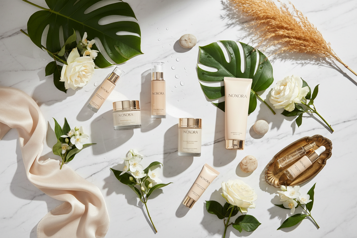 NOXORA botanical flat lay